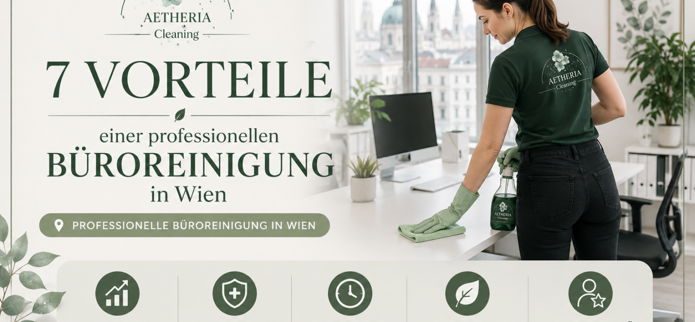 7 Vorteile einer professionellen Büroreinigung in Wien